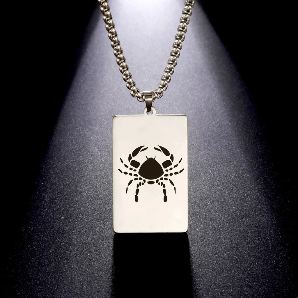 Elegant Zodiac Sign Astrology Pendant Necklace