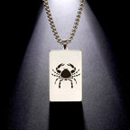 Elegant Zodiac Sign Astrology Pendant Necklace