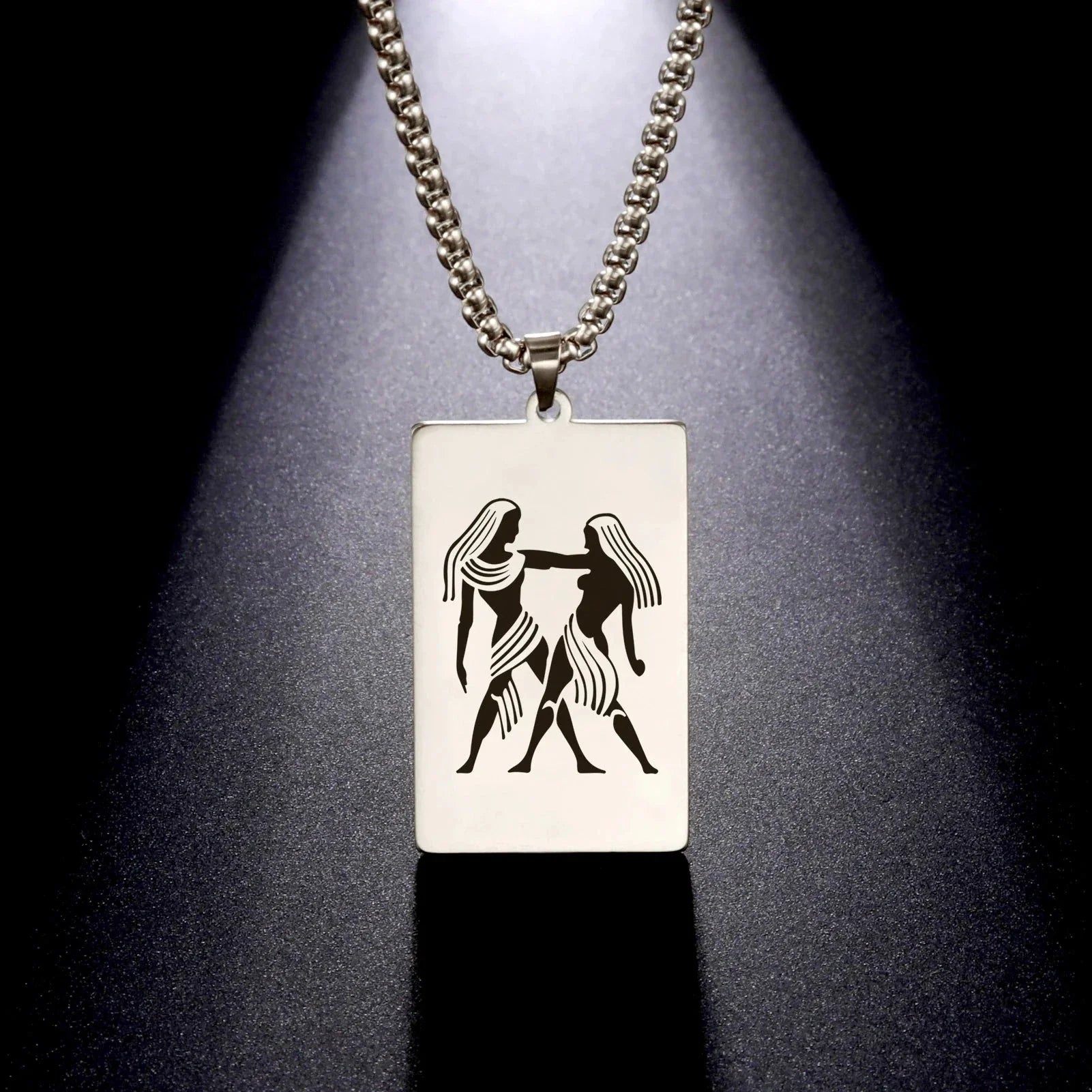 Elegant Zodiac Sign Astrology Pendant Necklace
