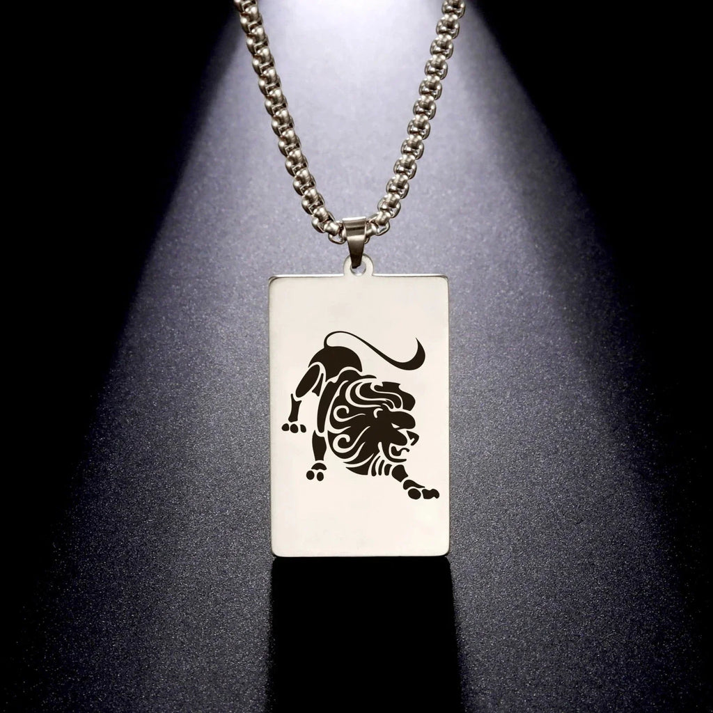 Elegant Zodiac Sign Astrology Pendant Necklace
