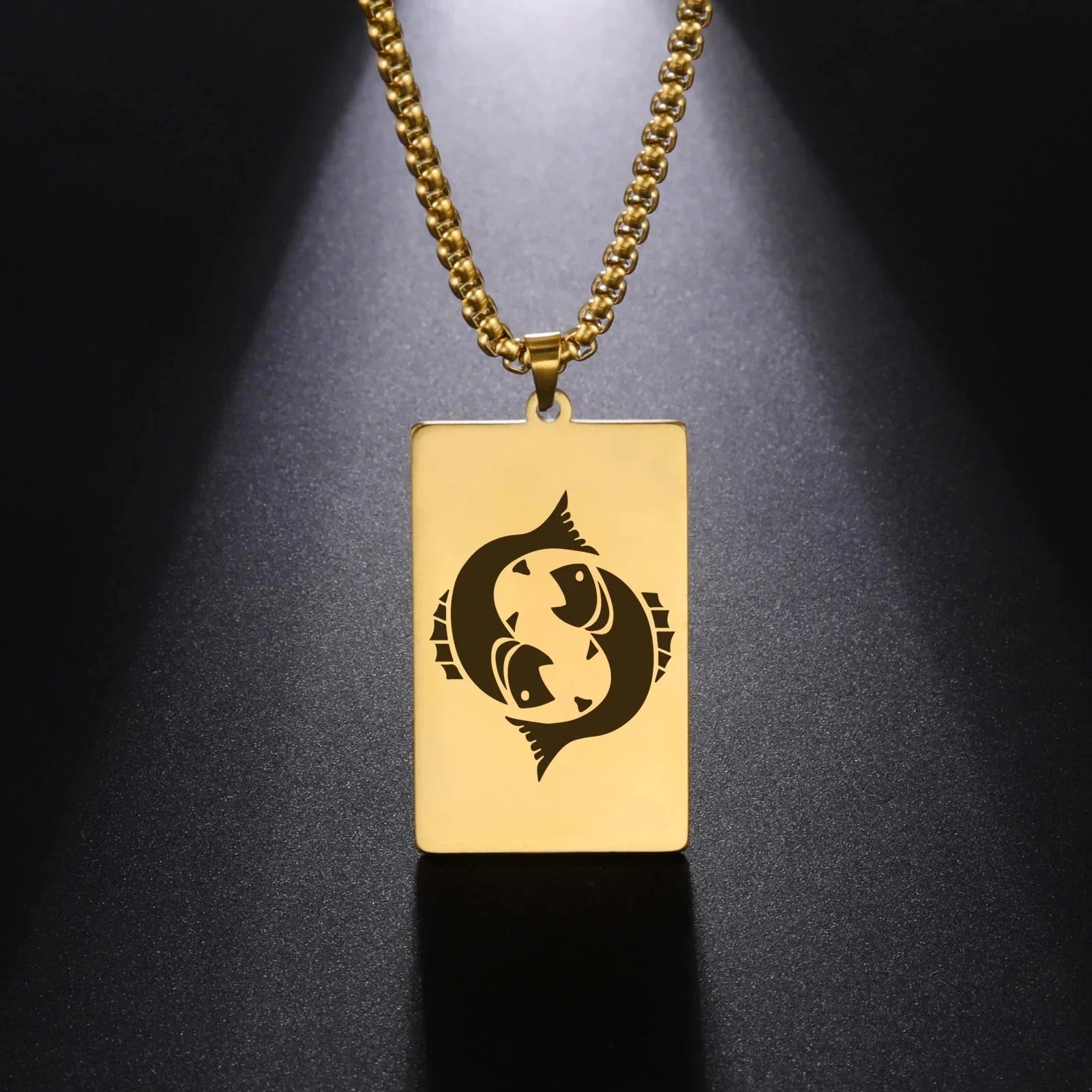 Elegant Zodiac Sign Astrology Pendant Necklace