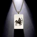 Elegant Zodiac Sign Astrology Pendant Necklace