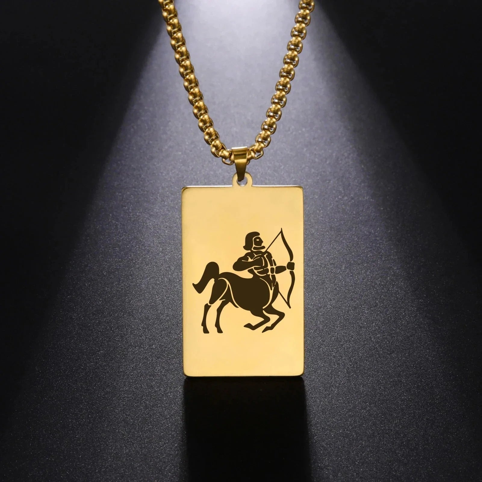 Elegant Zodiac Sign Astrology Pendant Necklace