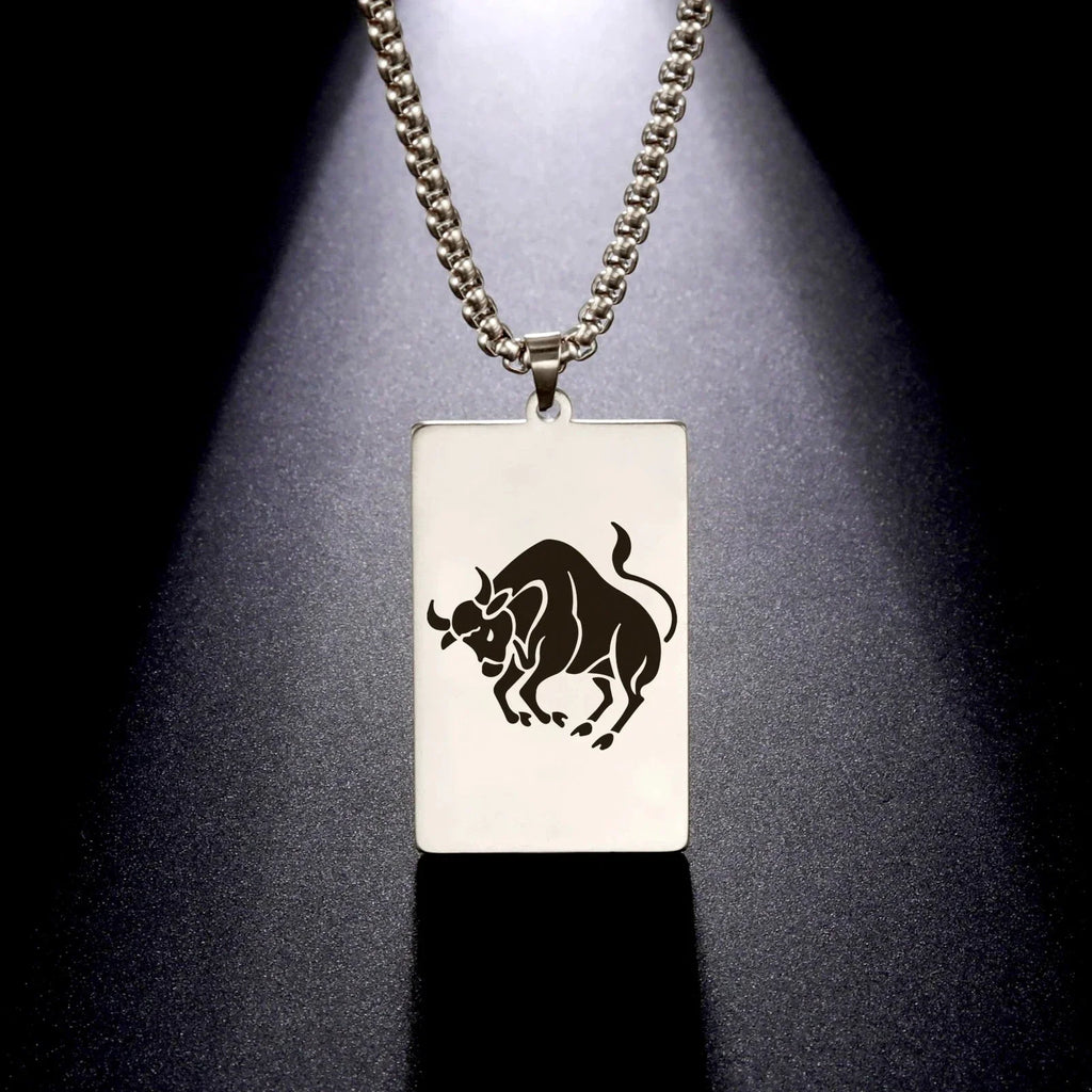 Elegant Zodiac Sign Astrology Pendant Necklace