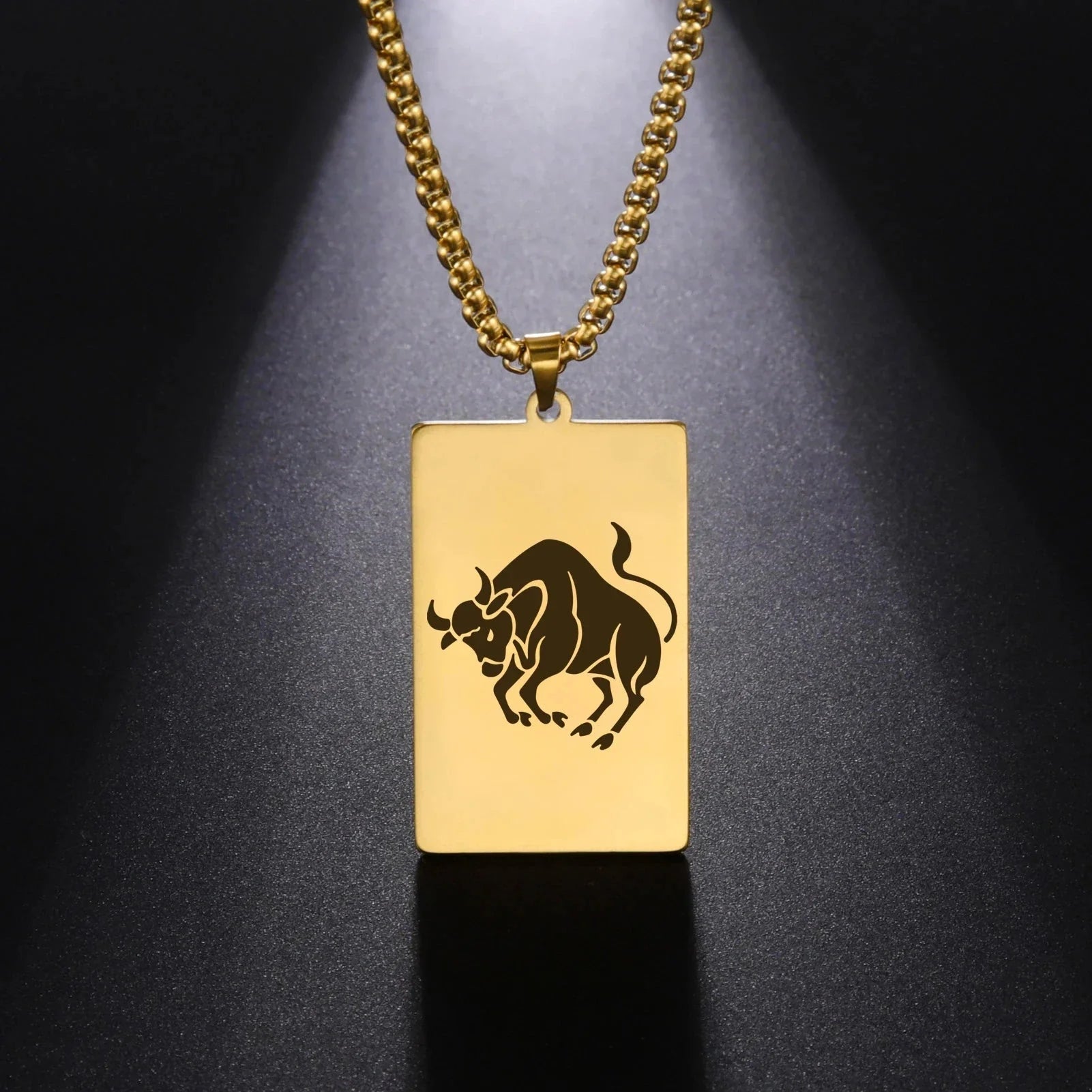 Elegant Zodiac Sign Astrology Pendant Necklace