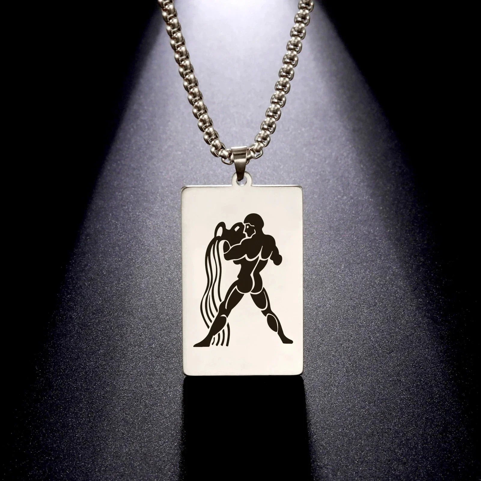 Elegant Zodiac Sign Astrology Pendant Necklace