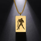 Elegant Zodiac Sign Astrology Pendant Necklace