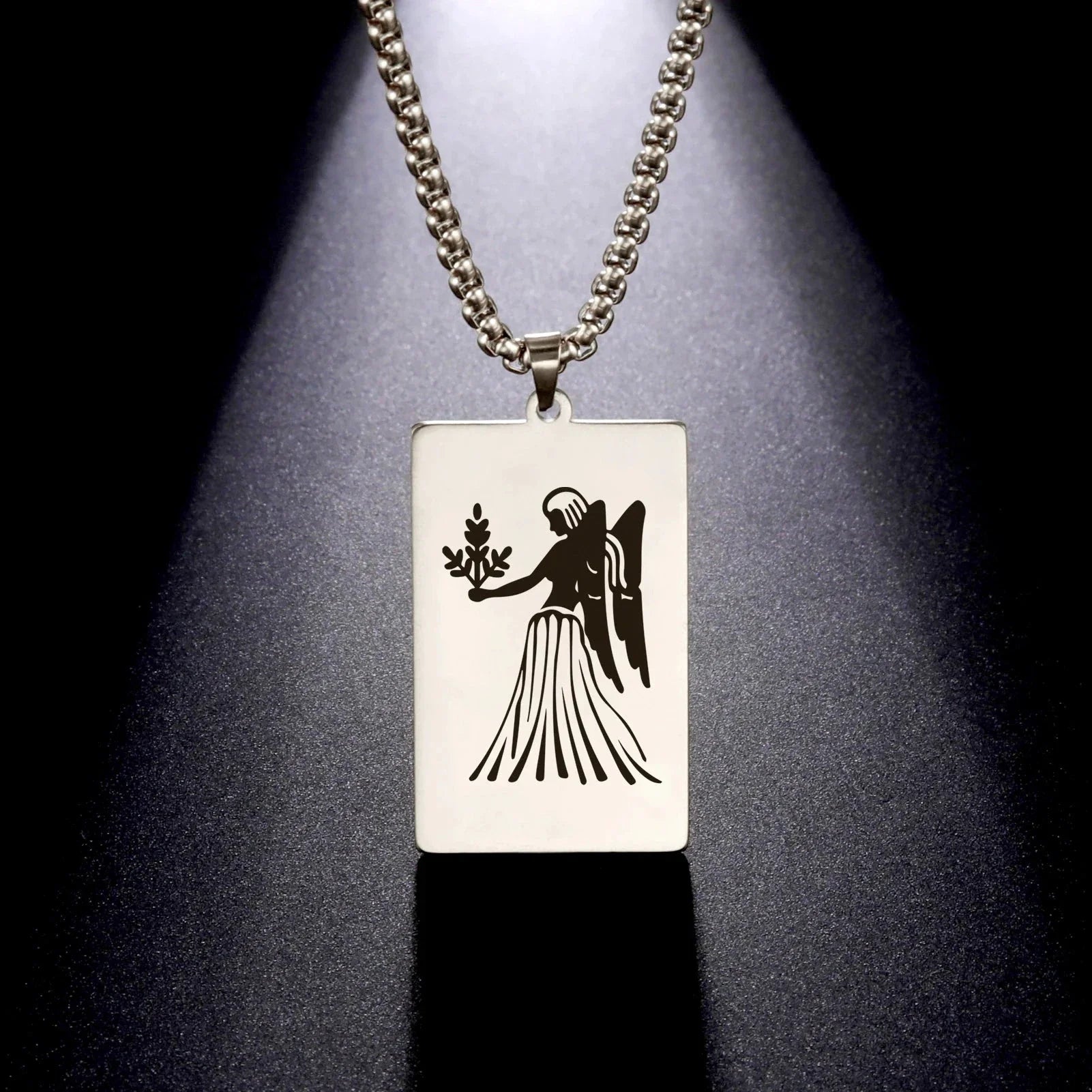 Elegant Zodiac Sign Astrology Pendant Necklace