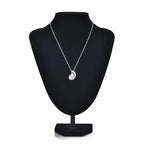 Necklace with Snail Shell Pendant for Men silver