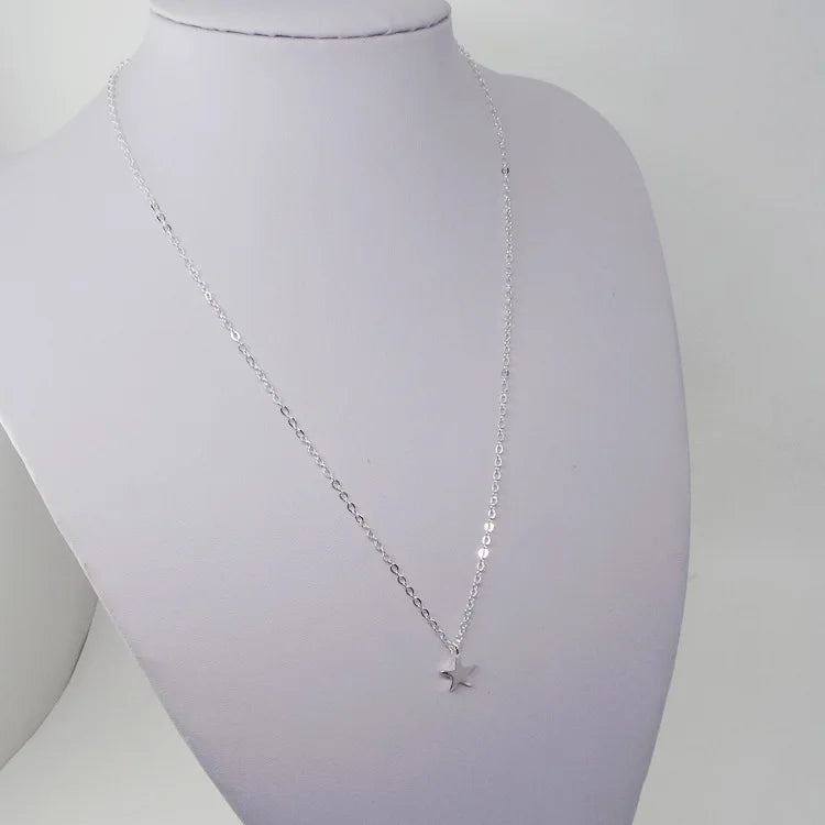 Necklace with Silver Star Pendant