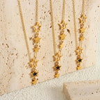 Necklace with Star Pendant Celestial Bodies