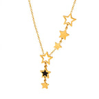 Necklace with Star Pendant Celestial Bodies