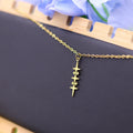 Star Pendant Necklace for Men gold