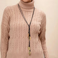 Necklace with Autumn Leaf Pendant