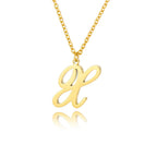 Women's initial pendant necklace x