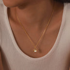 Mountain and Moon Pendant Necklace