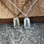 Necklace with Fir Tree Pendant 