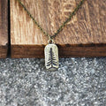 Necklace with Fir Tree Pendant gold