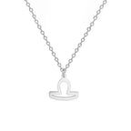 Gold-Plated Zodiac Sign Pendant Necklace