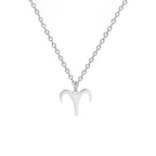 Gold-Plated Zodiac Sign Pendant Necklace