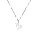 Gold-Plated Zodiac Sign Pendant Necklace
