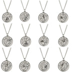 Necklace with Astrological Zodiac Sign Pendant for Men or Women