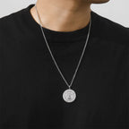 Necklace with Astrological Zodiac Sign Pendant for Men or Women