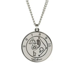 Necklace with Astrological Zodiac Sign Pendant for Men or Women