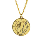 Necklace with Astrological Zodiac Sign Pendant for Men or Women