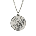 Necklace with Astrological Zodiac Sign Pendant for Men or Women