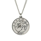 Necklace with Astrological Zodiac Sign Pendant for Men or Women
