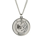 Necklace with Astrological Zodiac Sign Pendant for Men or Women