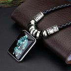 Zodiac Sign Pendant Necklace for Men
