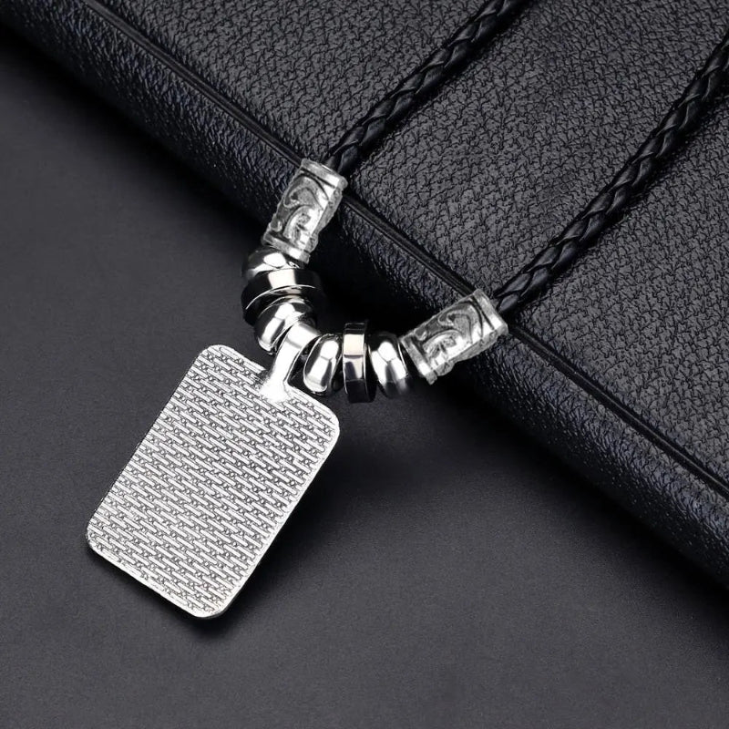 Zodiac Sign Pendant Necklace for Men
