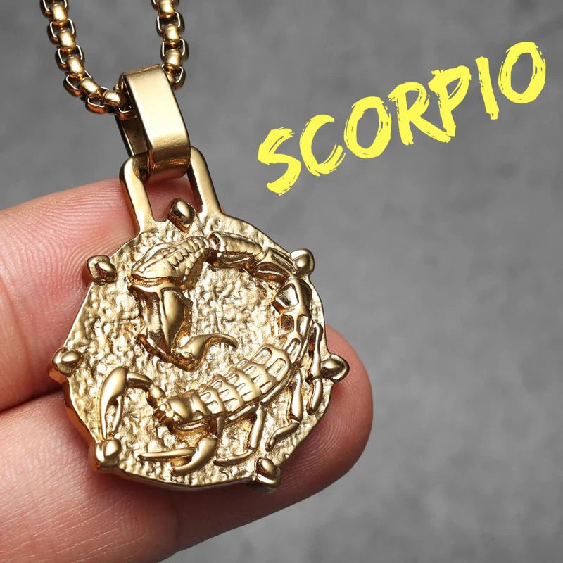 Necklace with Zodiac Sign Pendant