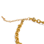 Women’s Necklace with Sun and Moon Pendant