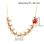 Necklace with Christmas Sleigh Pendant