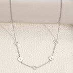 Four-Leaf Clover Pendant Necklace silver
