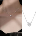 Necklace with 4-Leaf Clover Lucky Charm Pendant for Women