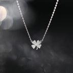 Necklace with 4-Leaf Clover Lucky Charm Pendant for Women