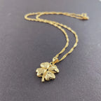 Necklace with 4-Leaf Clover Pendant for Women
