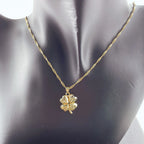 Necklace with 4-Leaf Clover Pendant for Women