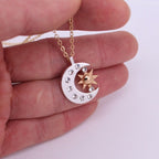 Women’s Crescent Moon Pendant Necklace