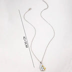 Cat and Owner Love Hug Necklace