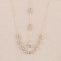 Wedding Back Necklace Gold