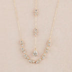 Wedding Back Necklace Gold