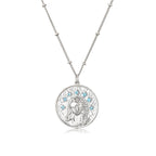 Our Lady of Mary Necklace Christian Pendant silver