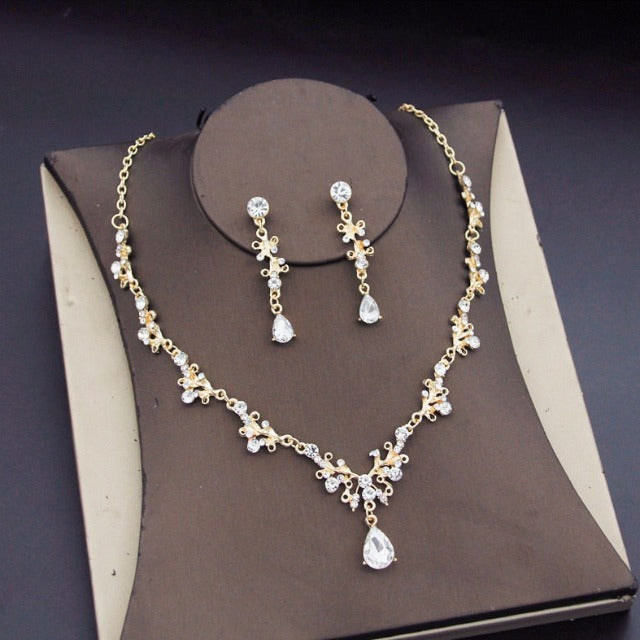 Wedding Necklace Diamond Gold
