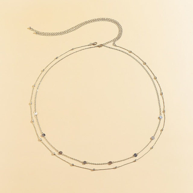 Women's Belly Chain silver