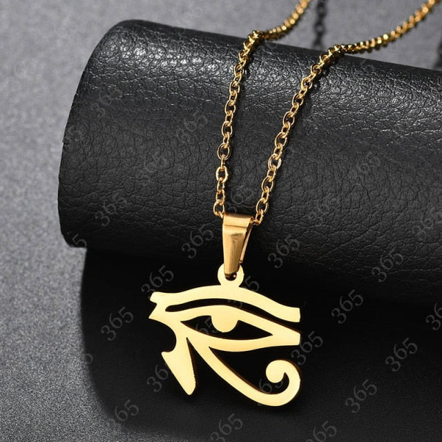 Egypt Collar of Horus Eye of Oudjat gold